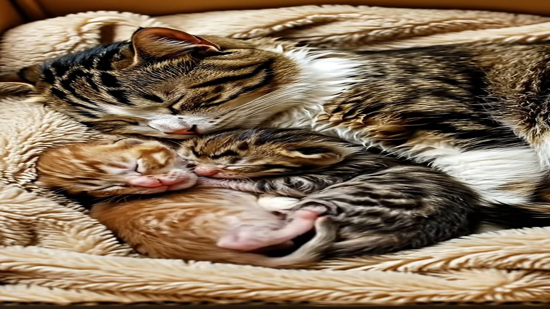Full Story D1106038_reactions In middle of rain, helpless mother was trying to save her newborn babies no one stopped to help. #cats #cat #