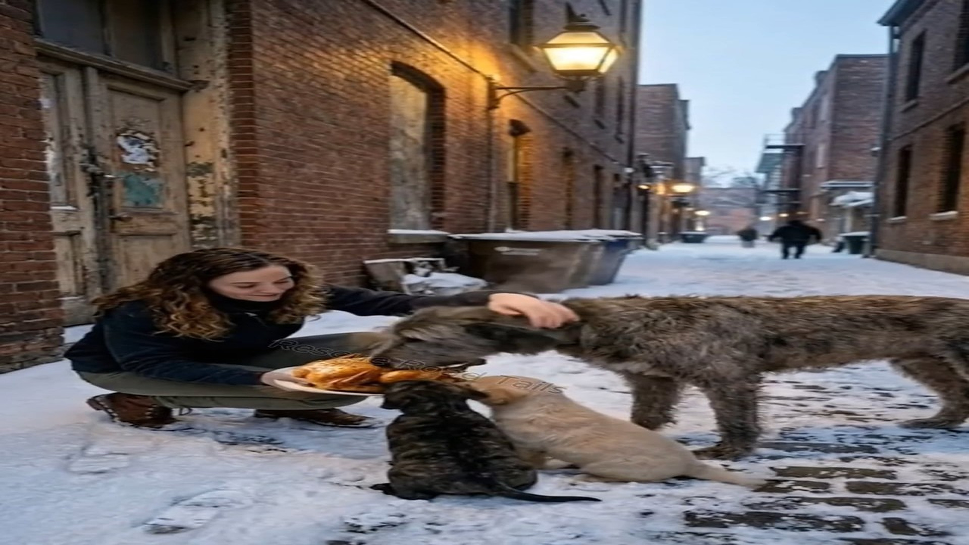 Full Story D2206051_reactions Dog Her Two Newborn Puppy Shown Humanity Still Exists #dog #cute #puppy #Amazing Rescue Road Tails_part 2