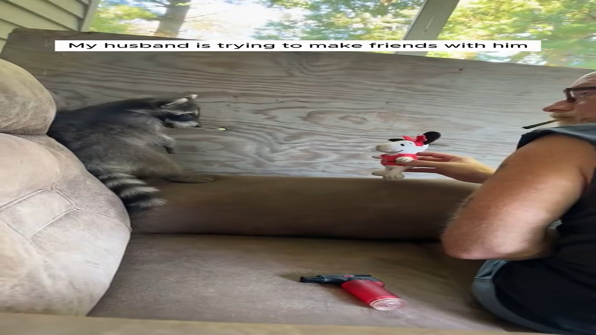 Full Story D2706022_family rescued trapped raccoon then #animal #animalsoftikt..._part 2