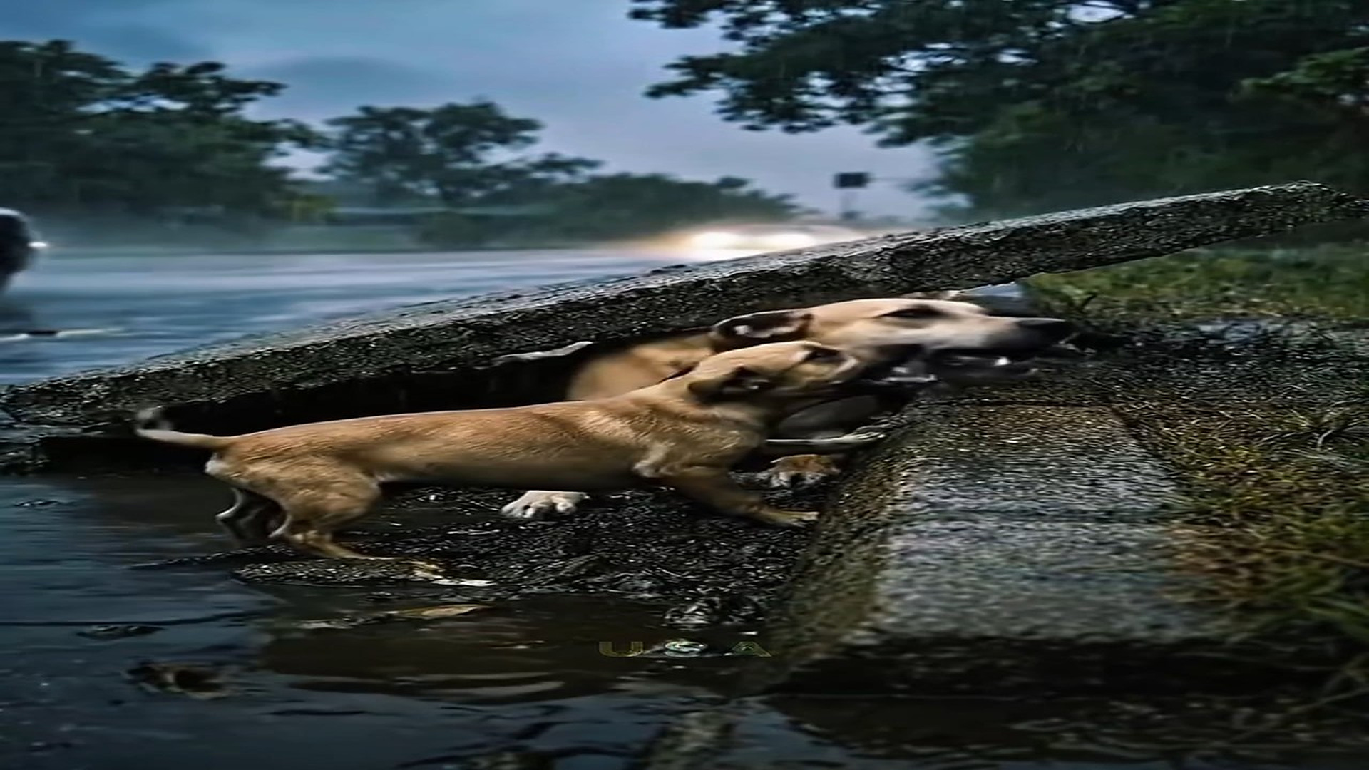 Full Story : D0407055_reactions Cars Are Passing Fast, Please Help Dogs #DogRescue #SaveDogs #HelpDogs #StreetDogs #AnimalRescue #RescueDogs
